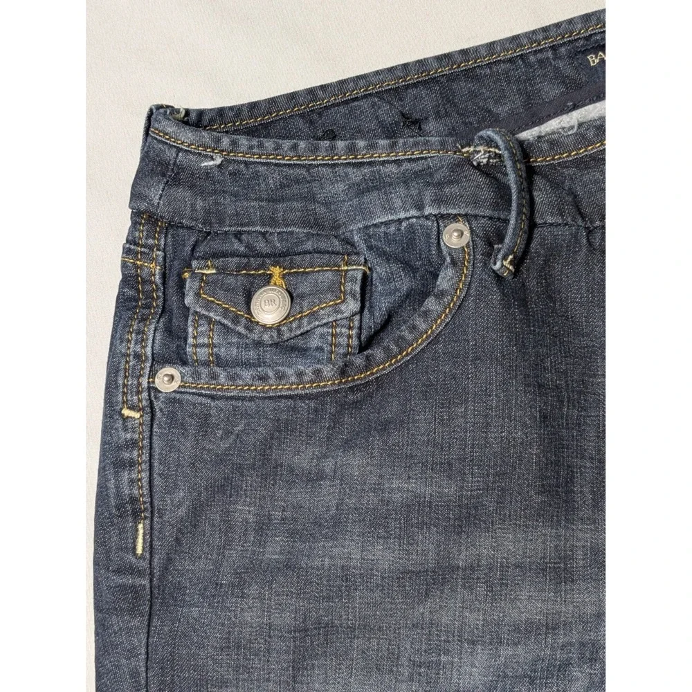 BANANA REPUBLIC‎ Women 28/6 Dark Wash Stretch Denim Bermuda Shorts